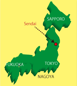 仙台市の位置