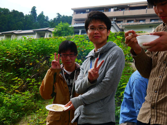 OB会＆芋煮会 under 霊屋橋