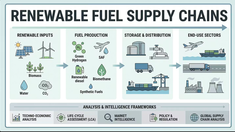Renewable fuel supply chain