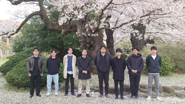 花見集合写真