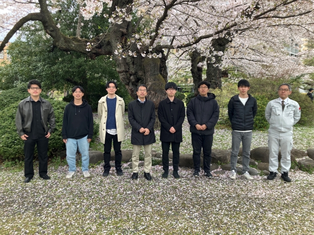 大町西公園花見写真