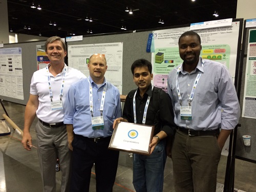 Rahman-san won the Best Poster Award!