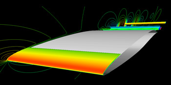 Design optimization of vortex generatiors for aircraft